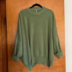 FREE PEOPLE EASY STREET tunic/sweater - green